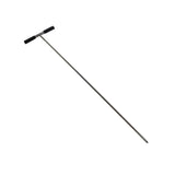 Soil Sample Probes with T Handle Adjustable Sharp Tip Stainless Steel Soil Sampler Tool for Plant Care Farm