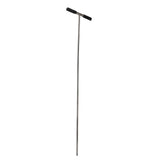 Soil Sample Probes with T Handle Adjustable Sharp Tip Stainless Steel Soil Sampler Tool for Plant Care Farm - Rear View