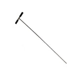 Soil Sample Probes with T Handle Adjustable Sharp Tip Stainless Steel Soil Sampler Tool for Plant Care Farm - Low Angle