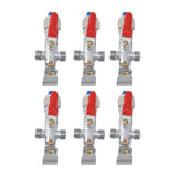 10PCS Atomizing Spray Nozzle Set Zinc Alloy Agricultural Plant Water Misting Fan Nozzle for Tractor Lawn Landscaping Irrigation
