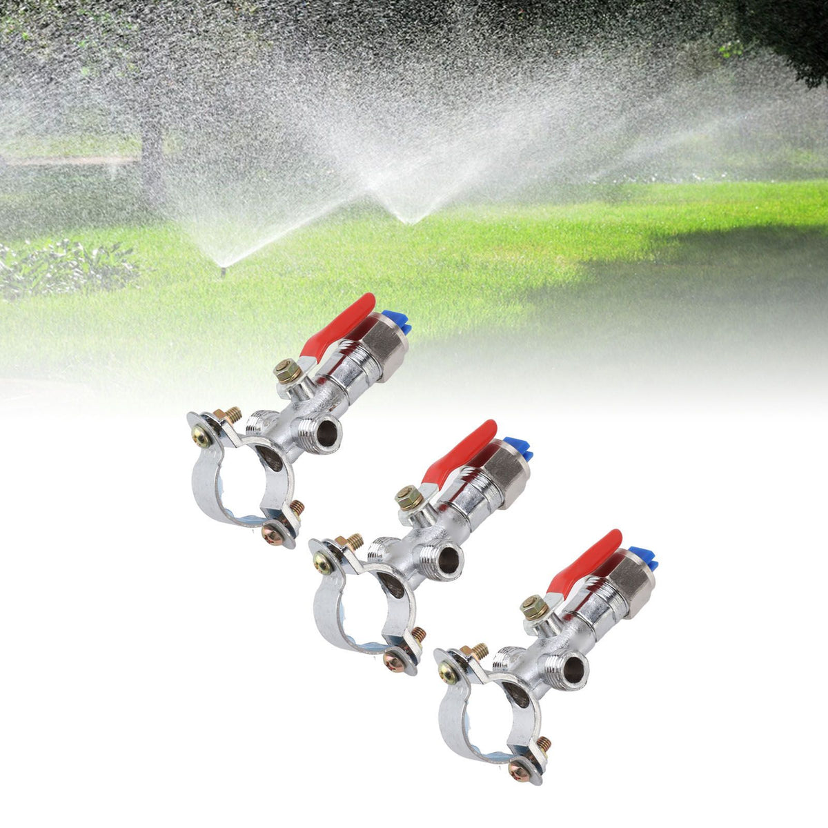 10PCS Atomizing Spray Nozzle Set Zinc Alloy Agricultural Plant Water Misting Fan Nozzle for Tractor Lawn Landscaping Irrigation