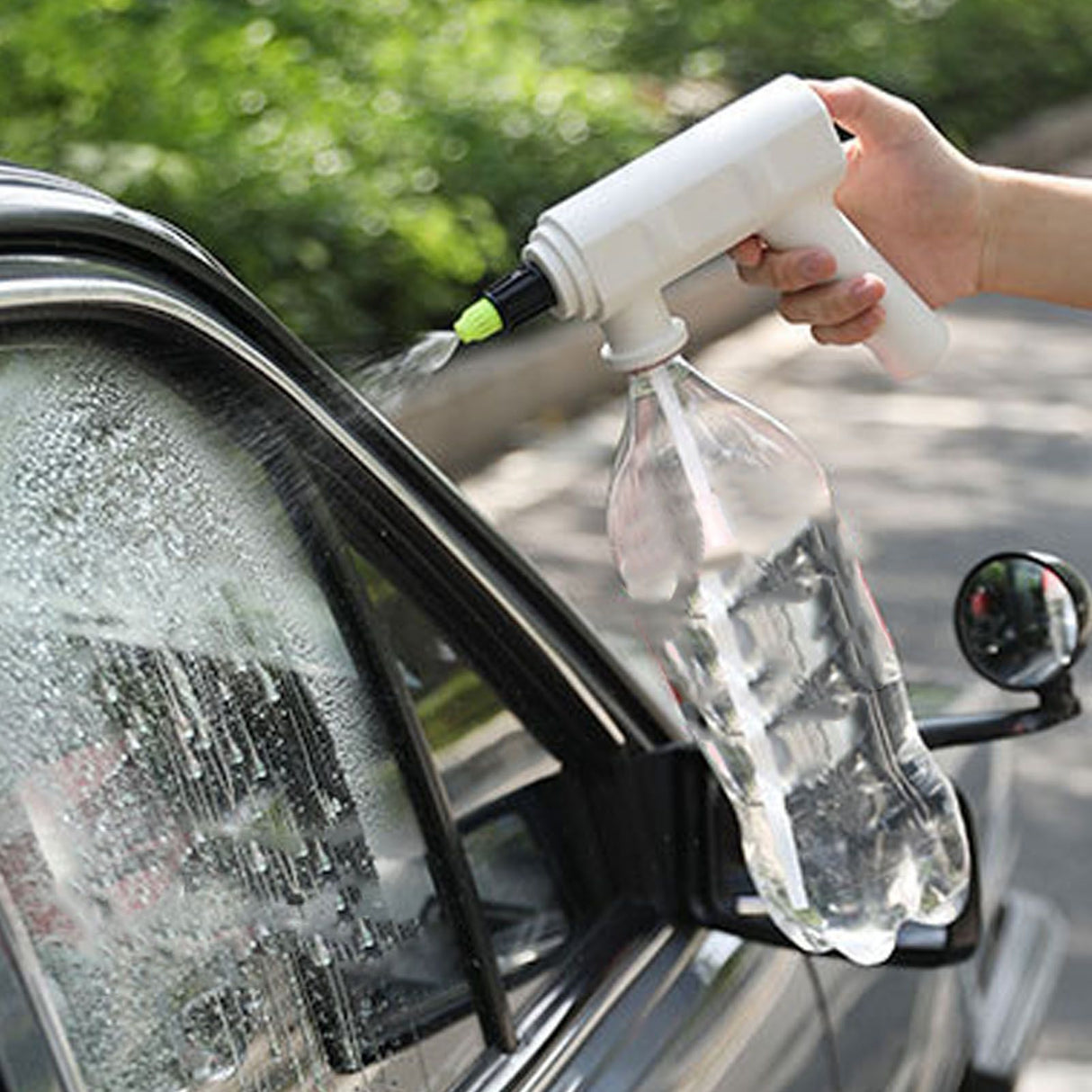 Electric Plant Sprayer Spout Battery Powered USB Rechargeable Handheld Automatic Watering Sprayer Head with Spray Bar for Home Garden A