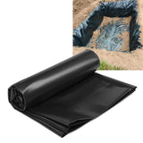 Black Pond Liner PE Durable Pond Liner for Waterfall Fish Ponds Garden Fountain - Extra Image