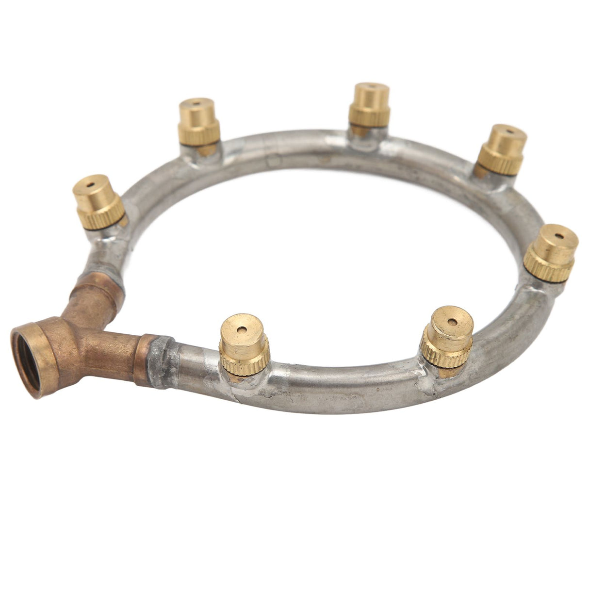 Multifunctional Annular Nozzle G3/8 Female Thread Multi Head Ring Shaped Atomizing Nozzle for Garden Agricultural Irrigation 7 Head