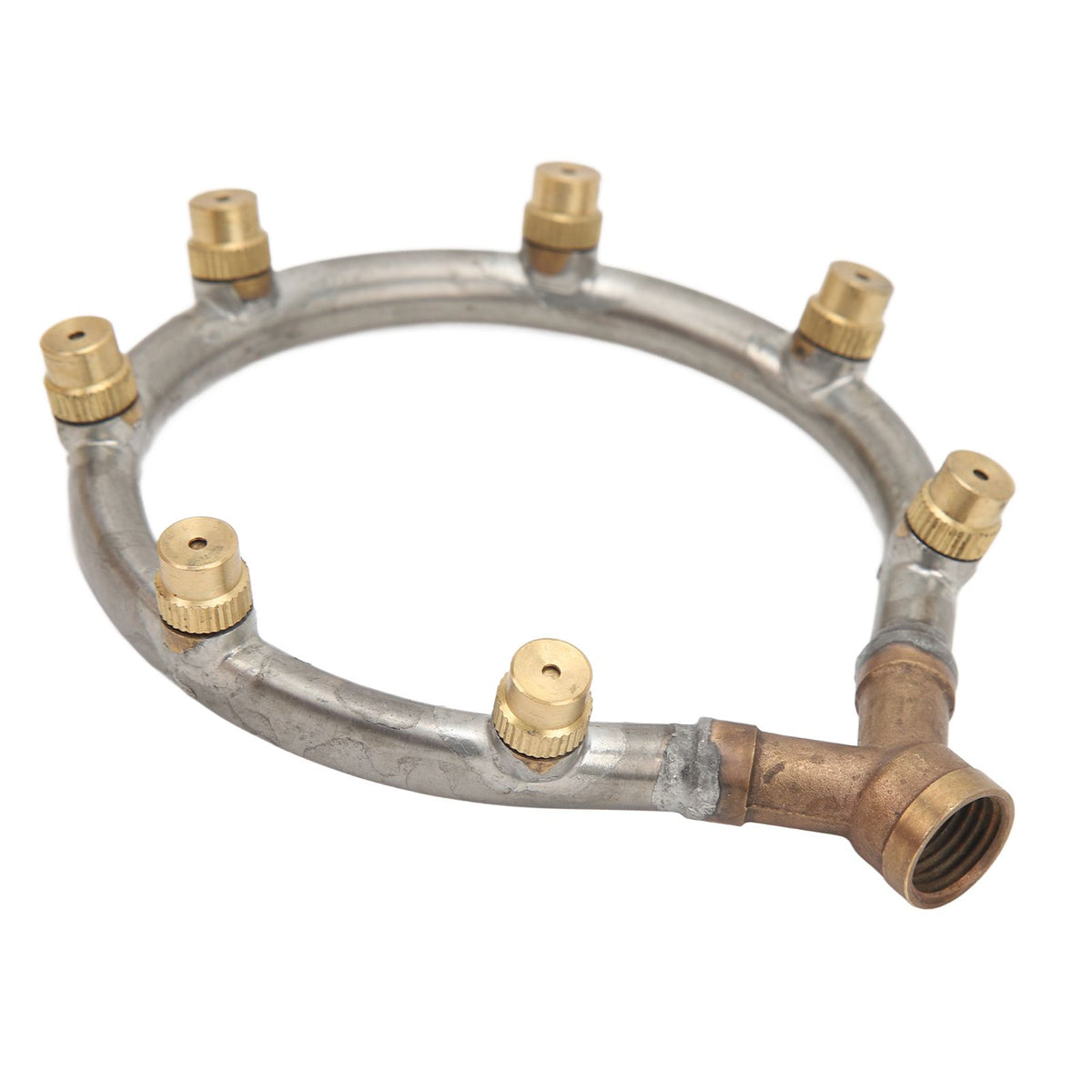 Multifunctional Annular Nozzle G3/8 Female Thread Multi Head Ring Shaped Atomizing Nozzle for Garden Agricultural Irrigation 7 Head