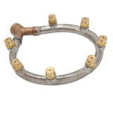 Multifunctional Annular Nozzle G3/8 Female Thread Multi Head Ring Shaped Atomizing Nozzle for Garden Agricultural Irrigation 7 Head