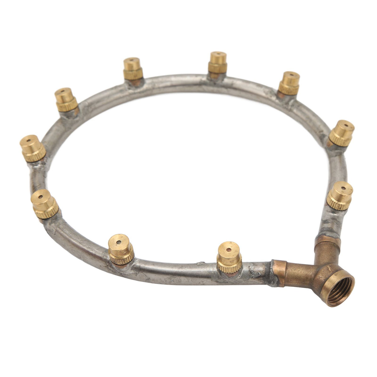 Multifunctional Annular Nozzle G3/8 Female Thread Multi Head Ring Shaped Atomizing Nozzle for Garden Agricultural Irrigation 10 Head