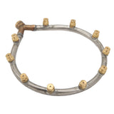 Multifunctional Annular Nozzle G3/8 Female Thread Multi Head Ring Shaped Atomizing Nozzle for Garden Agricultural Irrigation 10 Head - Rear View