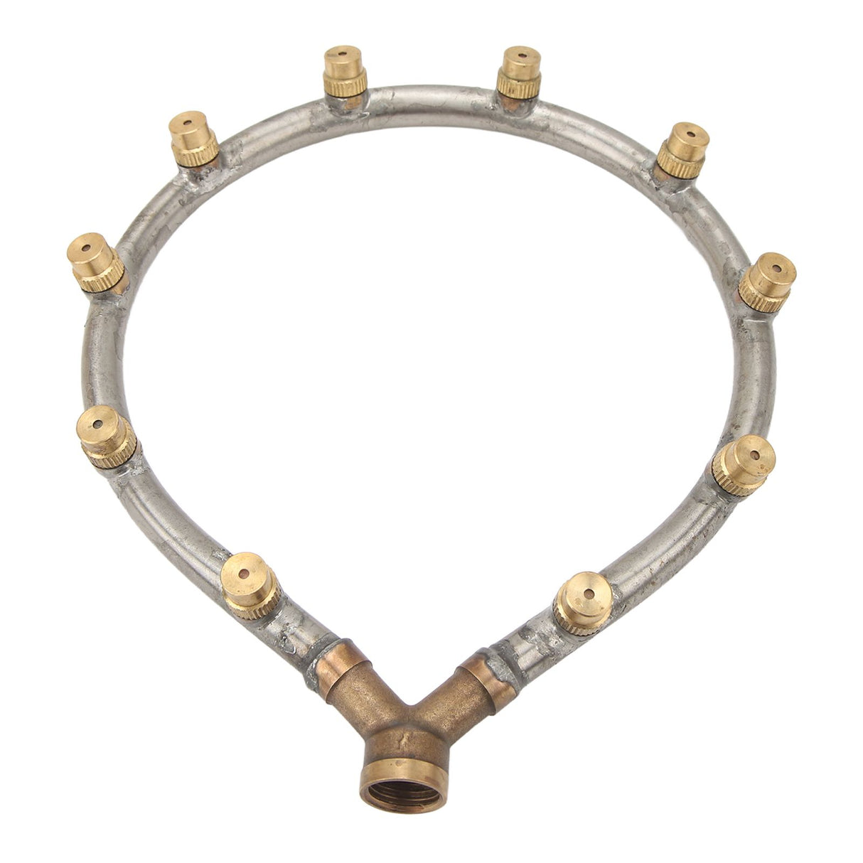 Multifunctional Annular Nozzle G3/8 Female Thread Multi Head Ring Shaped Atomizing Nozzle for Garden Agricultural Irrigation 10 Head
