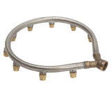 Multifunctional Annular Nozzle G3/8 Female Thread Multi Head Ring Shaped Atomizing Nozzle for Garden Agricultural Irrigation 10 Head - Extra Image