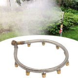 Multifunctional Annular Nozzle G3/8 Female Thread Multi Head Ring Shaped Atomizing Nozzle for Garden Agricultural Irrigation 10 Head - Extra Image