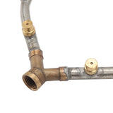 Multifunctional Annular Nozzle G3/8 Female Thread Multi Head Ring Shaped Atomizing Nozzle for Garden Agricultural Irrigation 10 Head