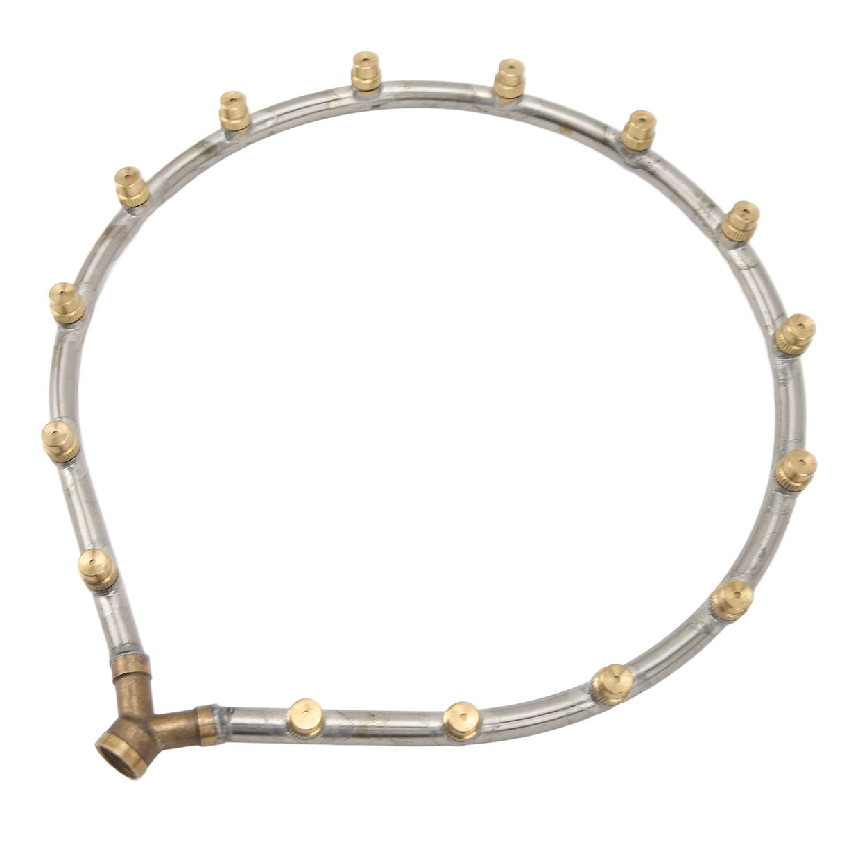 Multifunctional Annular Nozzle G3/8 Female Thread Multi Head Ring Shaped Atomizing Nozzle for Garden Agricultural Irrigation 15 Head