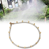 Multifunctional Annular Nozzle G3/8 Female Thread Multi Head Ring Shaped Atomizing Nozzle for Garden Agricultural Irrigation 15 Head - Extra Image