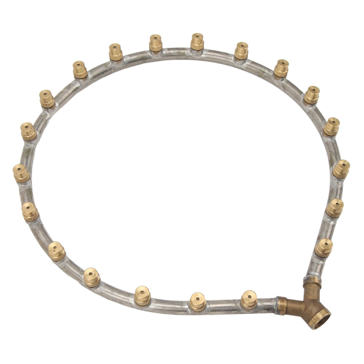 Multifunctional Annular Nozzle G3/8 Female Thread Multi Head Ring Shaped Atomizing Nozzle for Garden Agricultural Irrigation 20 Head