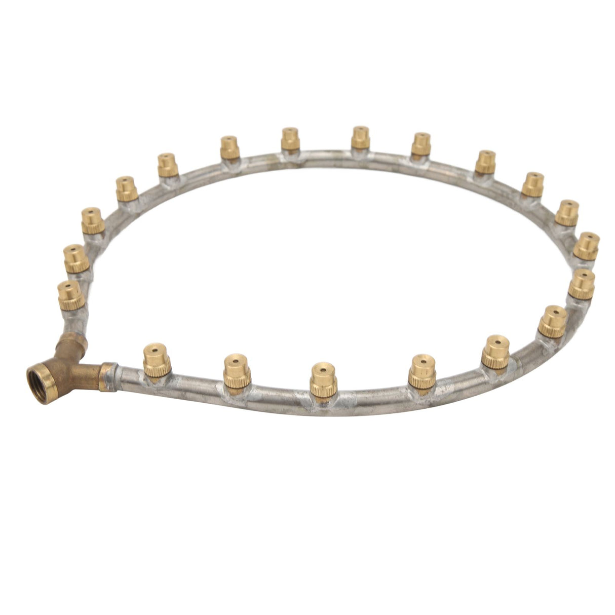 Multifunctional Annular Nozzle G3/8 Female Thread Multi Head Ring Shaped Atomizing Nozzle for Garden Agricultural Irrigation 20 Head
