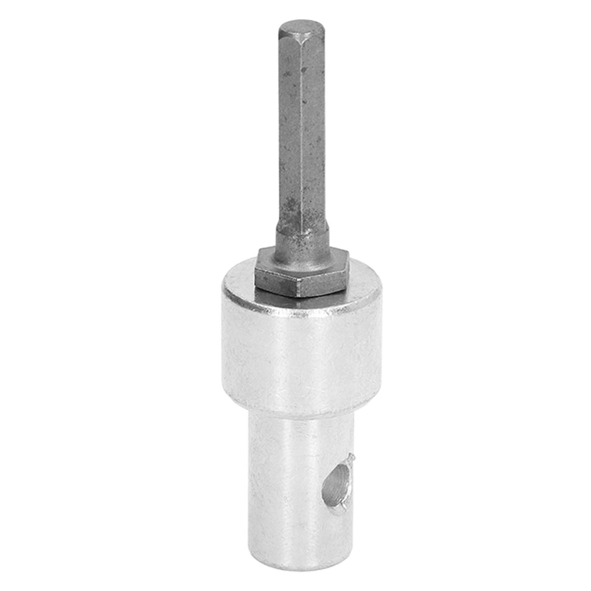 Auger Adapter 1 to 3 Drill Adapter Carbon Steel Round Chuck 2 Pits 2 Slots Garden Auger Drill Connector Garden Tools