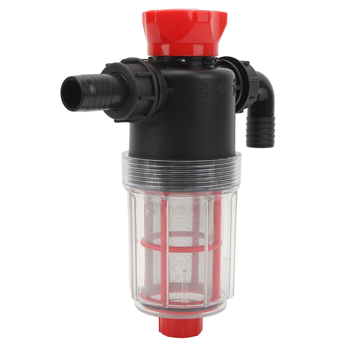 Water Pump Strainer Filter with 60 Mesh Stainless Steel Filter Screen High Flow Pipeline Filter Transparent Design 25mm Interface ( G1 Pipe)