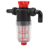 Water Pump Strainer Filter with 60 Mesh Stainless Steel Filter Screen High Flow Pipeline Filter Transparent Design 25mm Interface ( G1 Pipe)