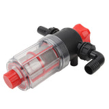 Water Pump Strainer Filter with 60 Mesh Stainless Steel Filter Screen High Flow Pipeline Filter Transparent Design 25mm Interface ( G1 Pipe)