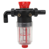 Water Pump Strainer Filter with 60 Mesh Stainless Steel Filter Screen High Flow Pipeline Filter Transparent Design 25mm Interface ( G1 Pipe)