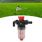 Water Pump Strainer Filter with 60 Mesh Stainless Steel Filter Screen High Flow Pipeline Filter Transparent Design 25mm Interface ( G1 Pipe)