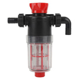 Water Pump Strainer Filter with 60 Mesh Stainless Steel Filter Screen High Flow Pipeline Filter Transparent Design 19mm Interface ( G3/4 Pipe)