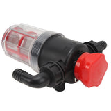 Water Pump Strainer Filter with 60 Mesh Stainless Steel Filter Screen High Flow Pipeline Filter Transparent Design 19mm Interface ( G3/4 Pipe)