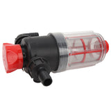 Water Pump Strainer Filter with 60 Mesh Stainless Steel Filter Screen High Flow Pipeline Filter Transparent Design 19mm Interface ( G3/4 Pipe)