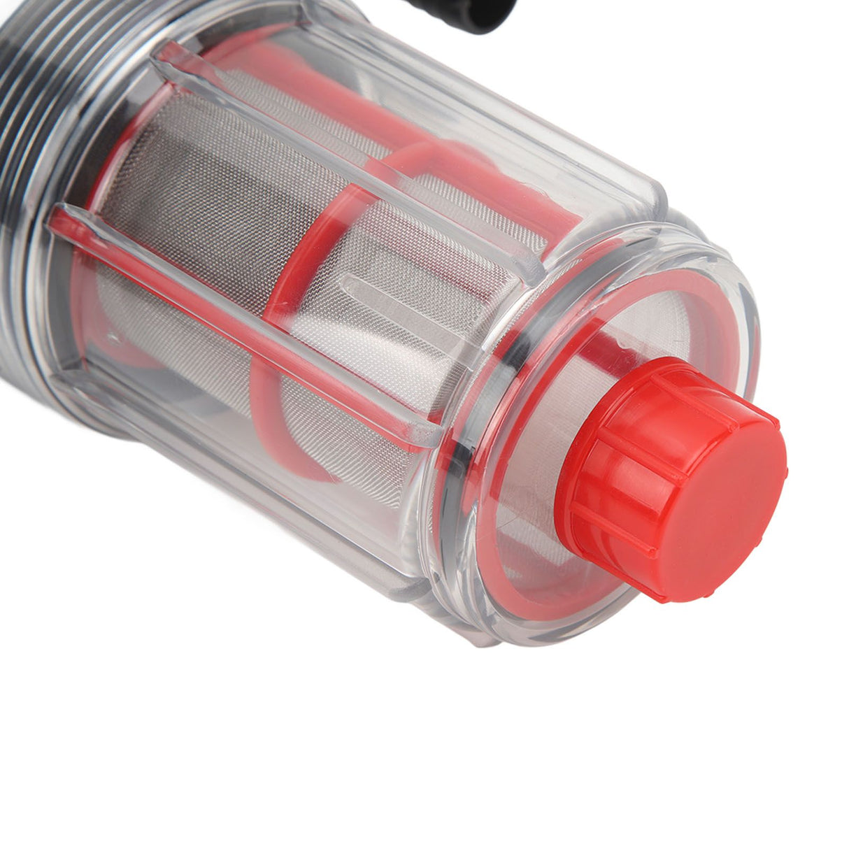 Water Pump Strainer Filter with 60 Mesh Stainless Steel Filter Screen High Flow Pipeline Filter Transparent Design 19mm Interface ( G3/4 Pipe)