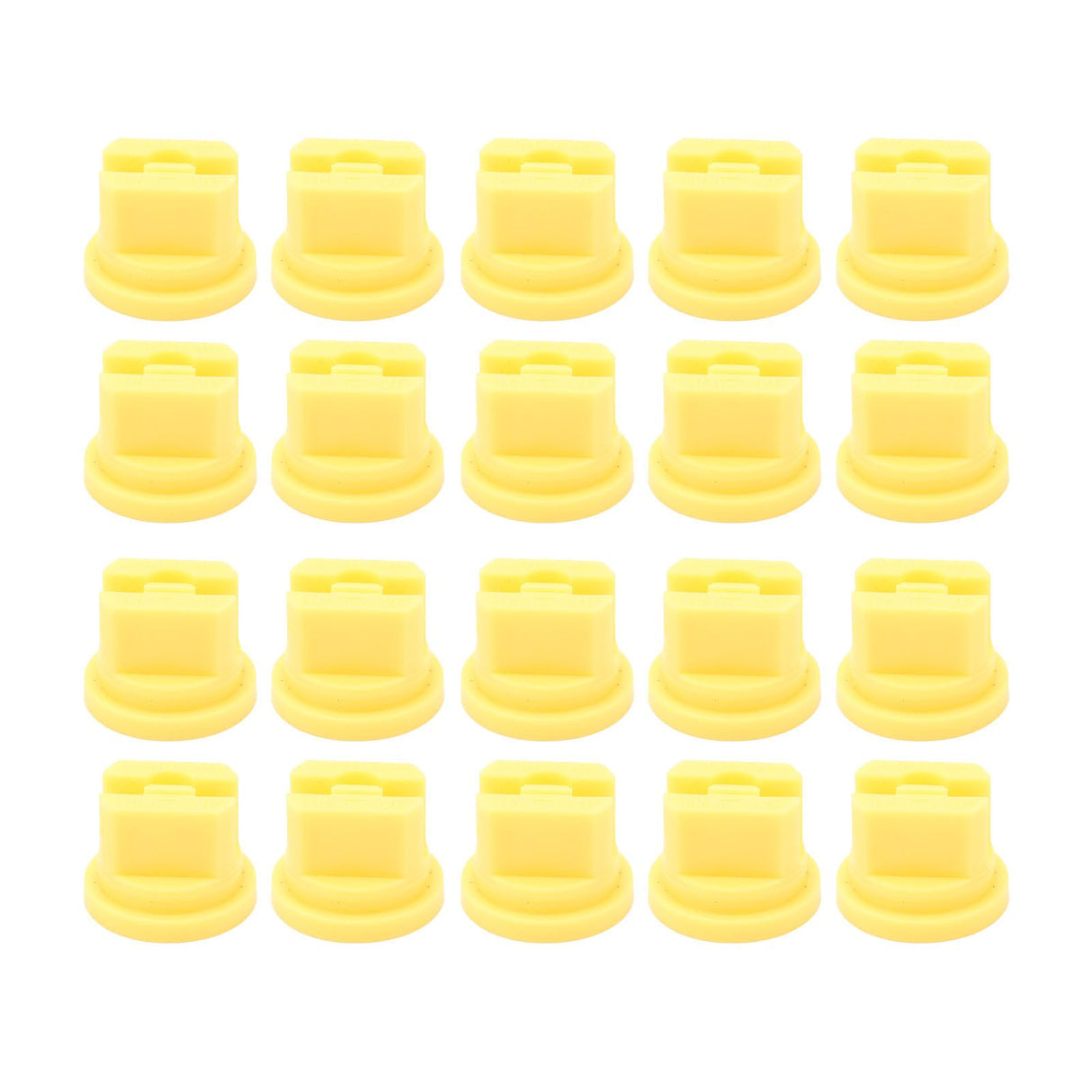 20 Pcs Flat Fan Spray Tip Uniform Spray Distribution 110 Degree Agricultural Sprayer Atomizing Nozzle 0.1‑2mm Bore Diameter