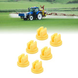 20 Pcs Flat Fan Spray Tip Uniform Spray Distribution 110 Degree Agricultural Sprayer Atomizing Nozzle 0.1‑2mm Bore Diameter