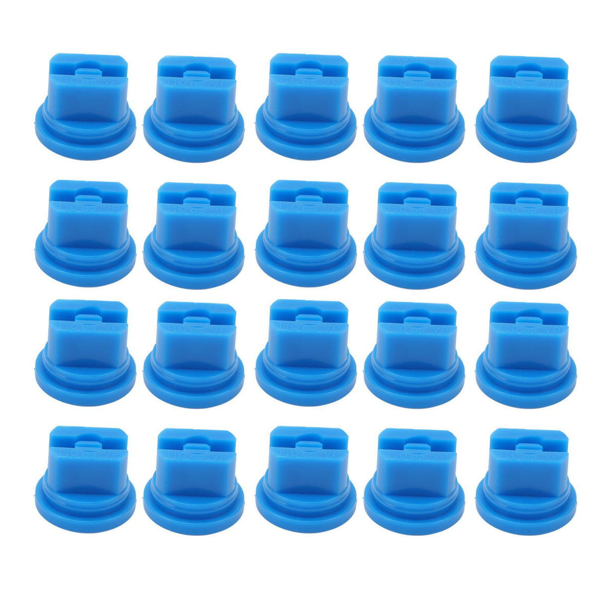 20 Pcs Flat Fan Spray Tip Uniform Spray Distribution 110 Degree Agricultural Sprayer Atomizing Nozzle 0.1‑1.0mm Bore Diameter