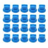 20 Pcs Flat Fan Spray Tip Uniform Spray Distribution 110 Degree Agricultural Sprayer Atomizing Nozzle 0.1‑1.0mm Bore Diameter