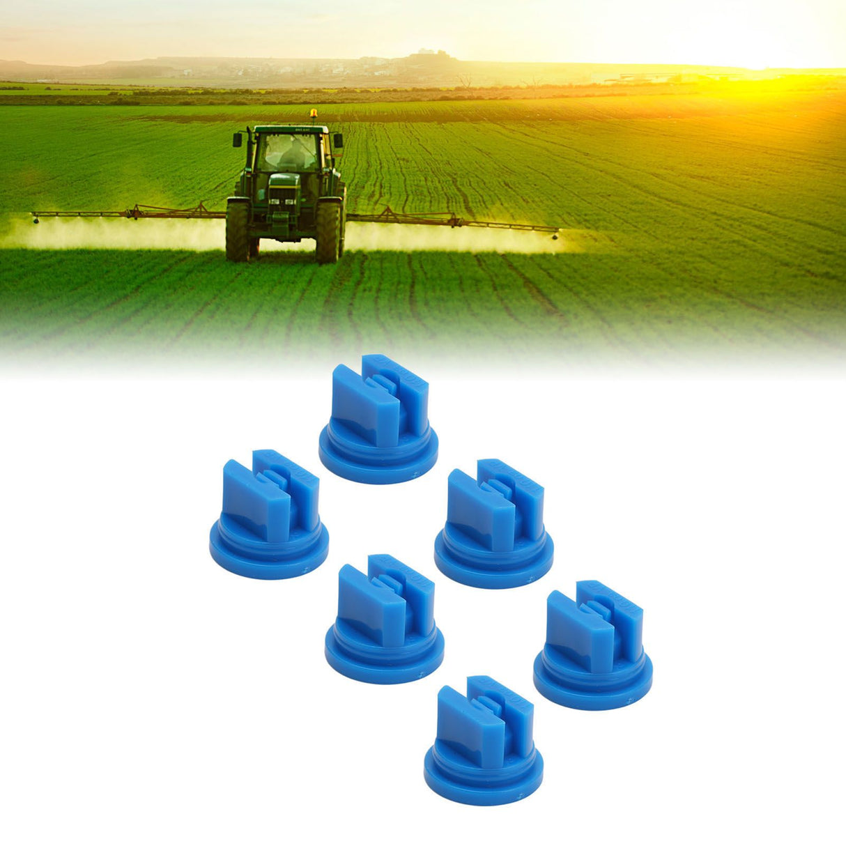 20 Pcs Flat Fan Spray Tip Uniform Spray Distribution 110 Degree Agricultural Sprayer Atomizing Nozzle 0.1‑1.0mm Bore Diameter