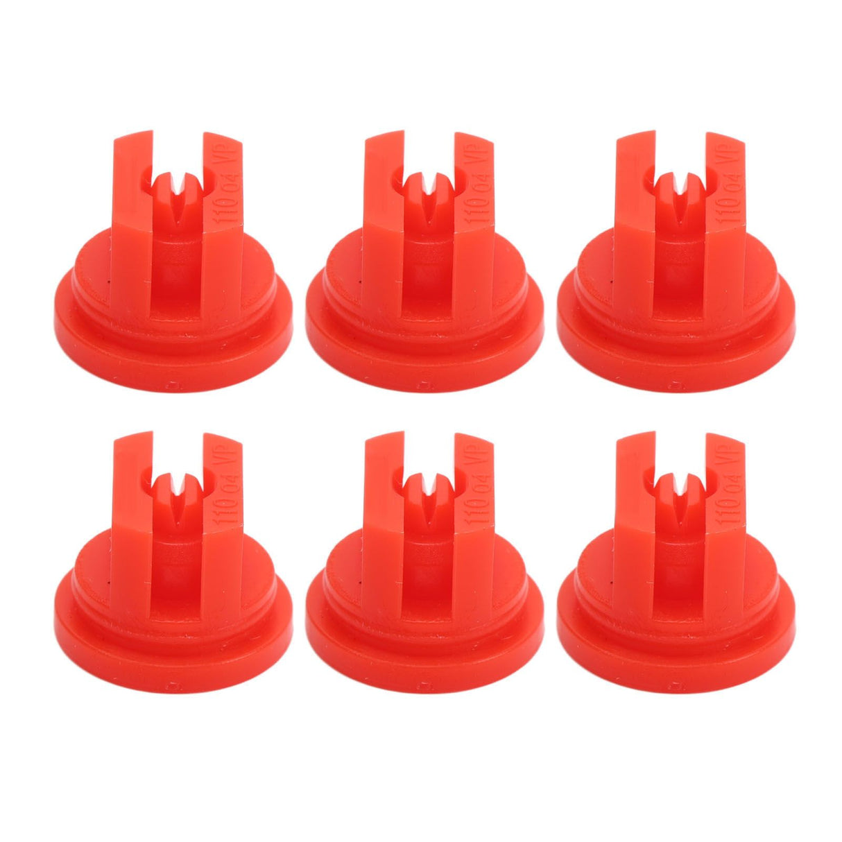 20 Pcs Flat Fan Spray Tip Uniform Spray Distribution 110 Degree Agricultural Sprayer Atomizing Nozzle 30.58mm Bore Diameter