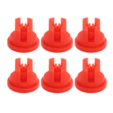 20 Pcs Flat Fan Spray Tip Uniform Spray Distribution 110 Degree Agricultural Sprayer Atomizing Nozzle 30.58mm Bore Diameter - Front View