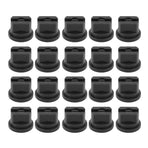 20 Pcs Flat Fan Spray Tip Uniform Spray Distribution 110 Degree Agricultural Sprayer Atomizing Nozzle 30.68mm Bore Diameter