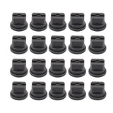20 Pcs Flat Fan Spray Tip Uniform Spray Distribution 110 Degree Agricultural Sprayer Atomizing Nozzle 30.2mm Bore Diameter
