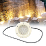 Submersible LED Light Underwater Orange Yellow Light 110mm 220V Waterproof Pool Light