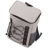 Insulated Backpack Outdoor Large Capacity Insulation Bag Long Term Thermal Insulation Lunch Bag with Side Cup Holder for Travel Picnic Camping - Top-Down View