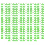 100PCS Greenhouse Clamp Plastic Double Head Shading Garden Hoop Greenhouse Clip Fiberglass Gardening Supplies 5mm Light Green