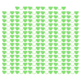 100PCS Greenhouse Clamp Plastic Double Head Shading Garden Hoop Greenhouse Clip Fiberglass Gardening Supplies 5mm Light Green - Close-Up Angle