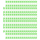100PCS Greenhouse Clamp Plastic Double Head Shading Garden Hoop Greenhouse Clip Fiberglass Gardening Supplies 6mm Light Green