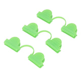 100PCS Greenhouse Clamp Plastic Double Head Shading Garden Hoop Greenhouse Clip Fiberglass Gardening Supplies 6mm Light Green