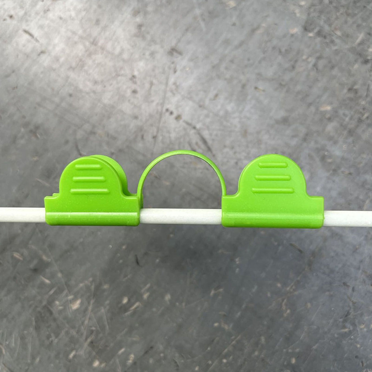 100PCS Greenhouse Clamp Plastic Double Head Shading Garden Hoop Greenhouse Clip Fiberglass Gardening Supplies 6mm Light Green