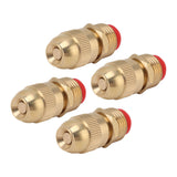 10Pcs G1/2 Male Thread Sprinkler Nozzle Garden Irrigation Water Spray Head Adjustable Watering Sprayer Nozzle Small Body - Rear View