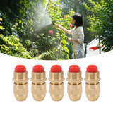 10Pcs G1/2 Male Thread Sprinkler Nozzle Garden Irrigation Water Spray Head Adjustable Watering Sprayer Nozzle Small Body - Extra Image