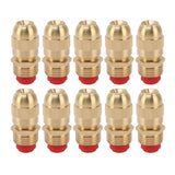 10Pcs G1/2 Male Thread Sprinkler Nozzle Garden Irrigation Water Spray Head Adjustable Watering Sprayer Nozzle Big Body