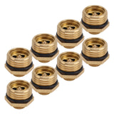 20PCS Brass Misting Nozzles 1/2 Inch Adjustable Dust Removal Cooling Atomizers Nozzles for Lawn Garden